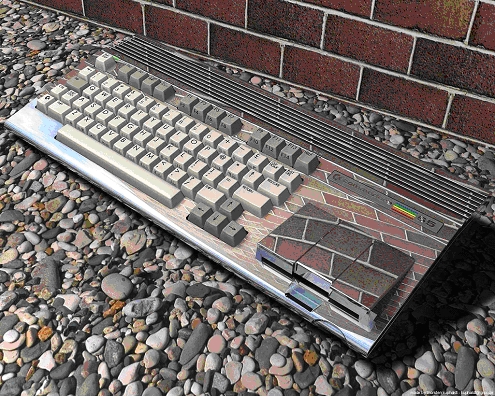 Commodore C65 Prototyp mit Speziallackierung