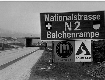 Autobahnbau (Photos Heinz von Arx)